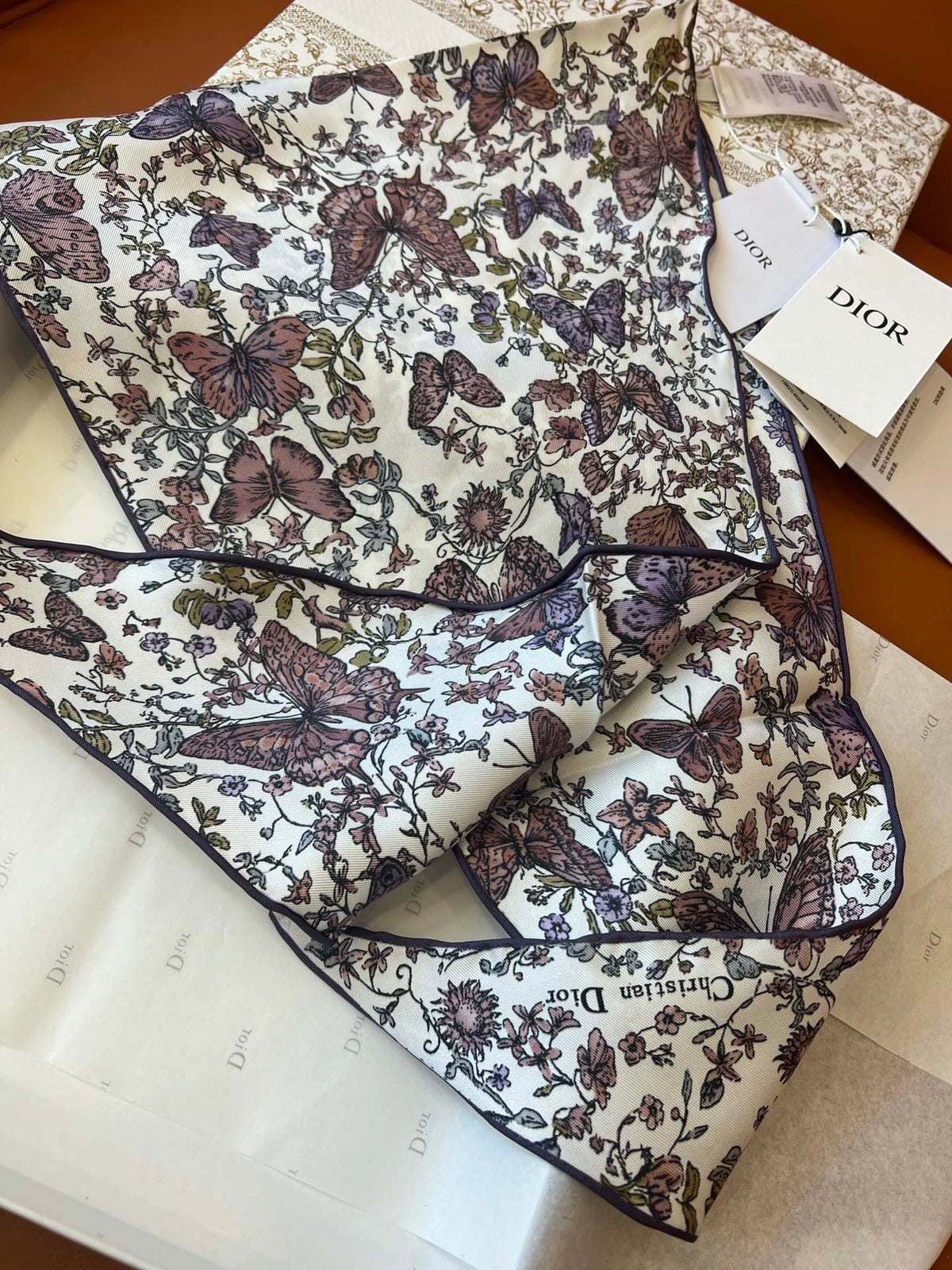 DIOR SCARF 90 CM IN SILK 627640
