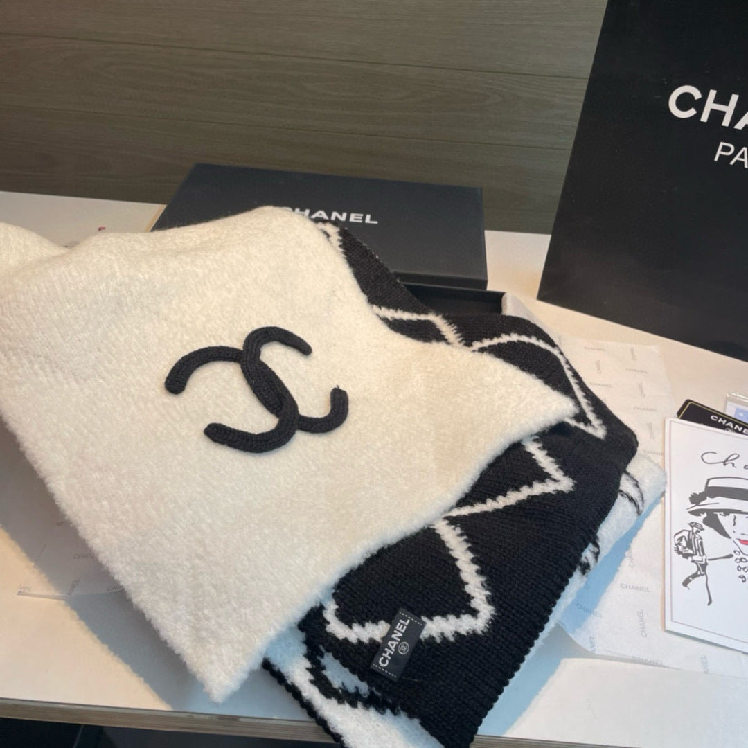 CHANEL 25S SCARF 180 IN CASHMERE 883365