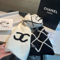 CHANEL 25S SCARF 180 IN CASHMERE 883365