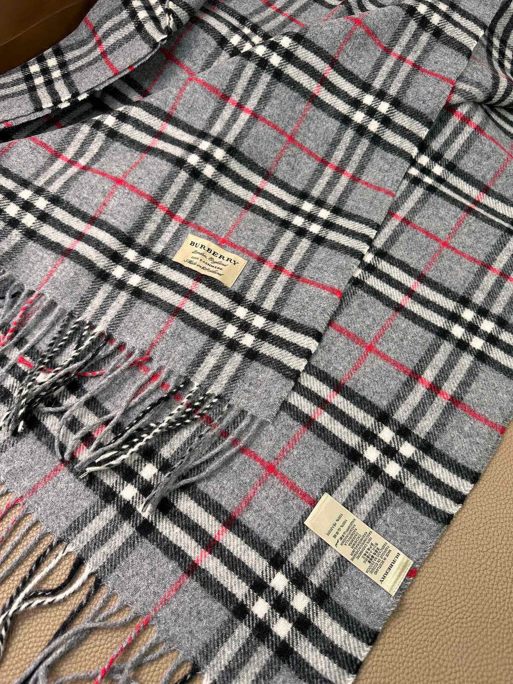 BURBERRY BBR SCARF 200 CM IN CASHMERE 490959