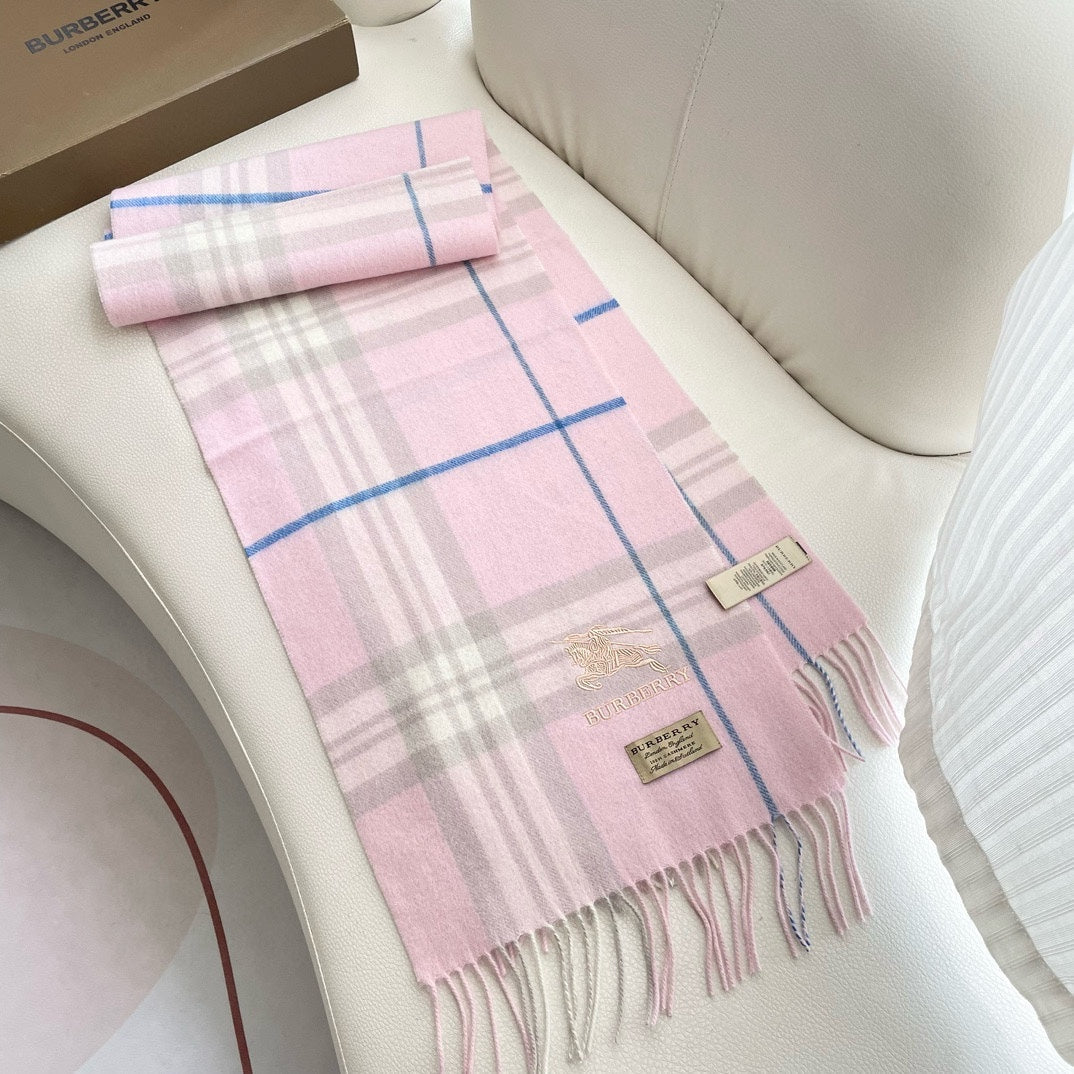 BURBERRY BBR SCARF 180 CM IN CASHMERE 490946