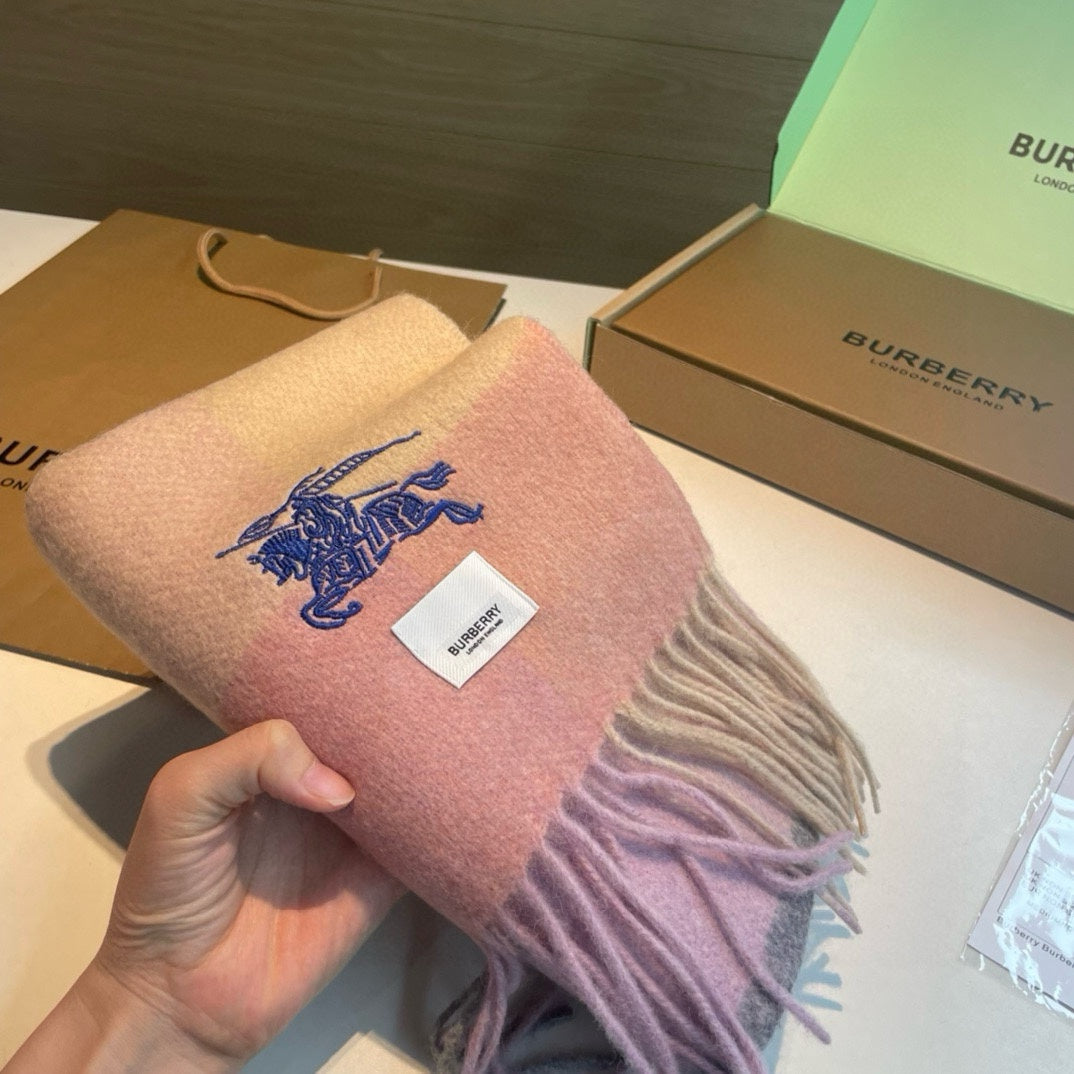 BURBERRY BBR SCARF 200 CM IN CASHMERE 486825