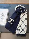 CHANEL 25S SCARF 180 CM IN WOOL CASHMERE 943031