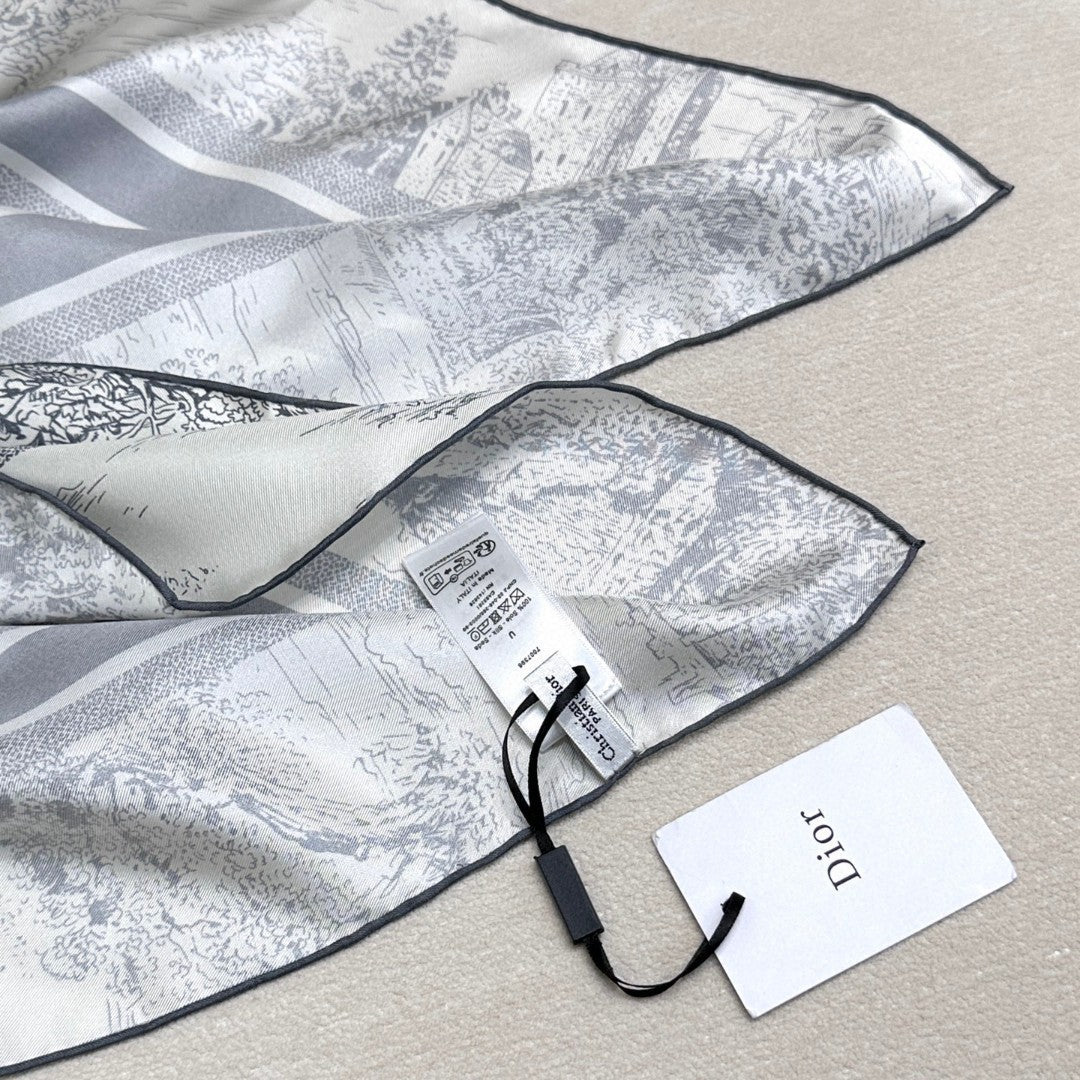 DIOR SCARF 90 CM IN SILK FABRIC 724823