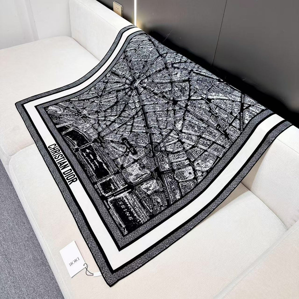DIOR SCARF 110 CM IN SILK 730651