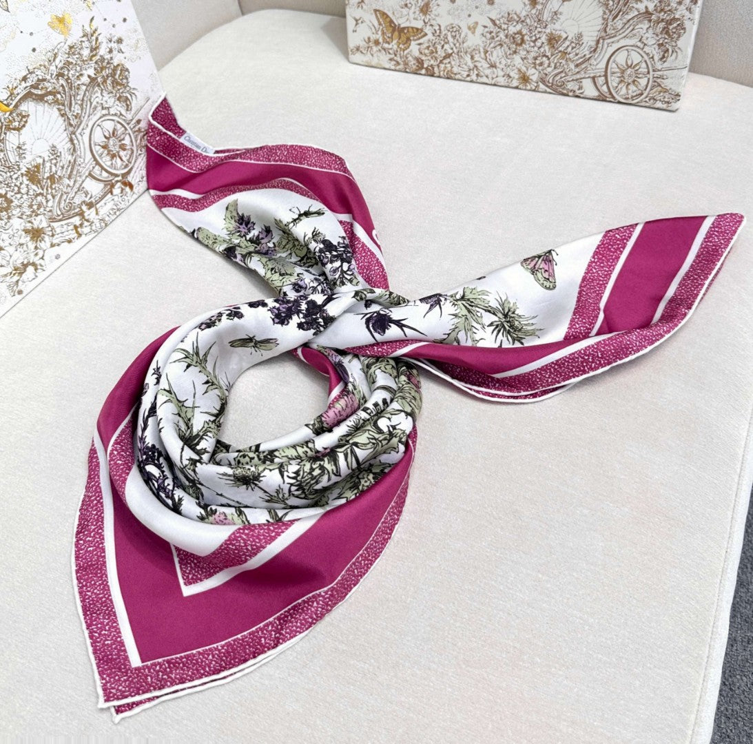 DIOR SCARF 90 CM IN SILK FABRIC 702043