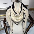CHANEL 25S SCARF 140 IN SILK 732177