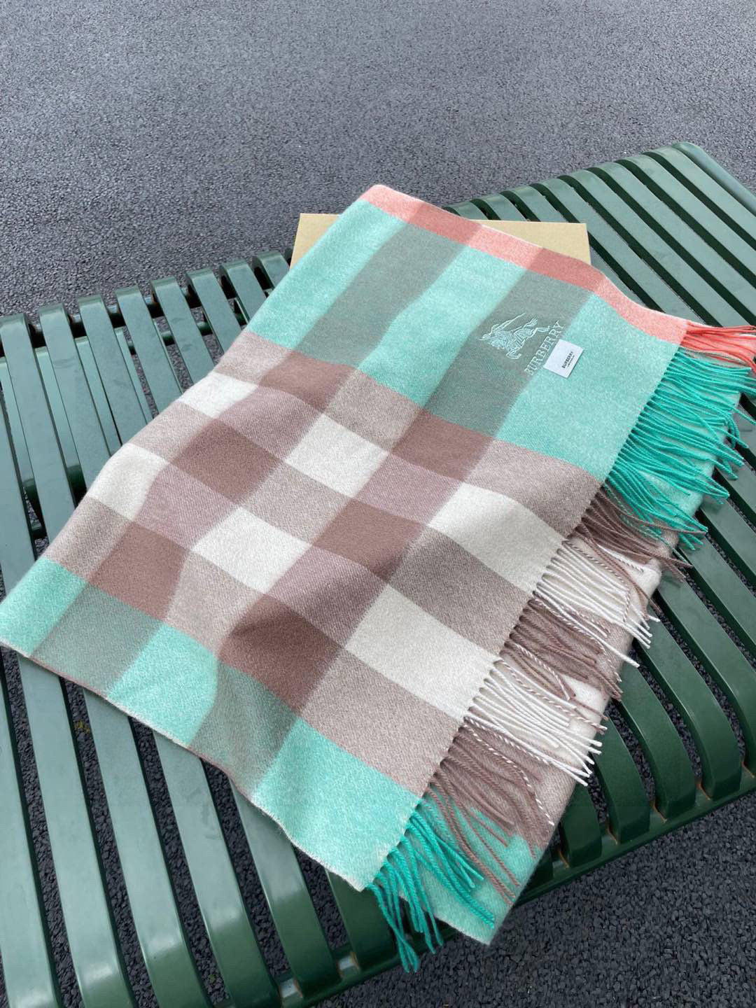 BURBERRY BBR SCARF 200 CM IN CASHMERE 538290